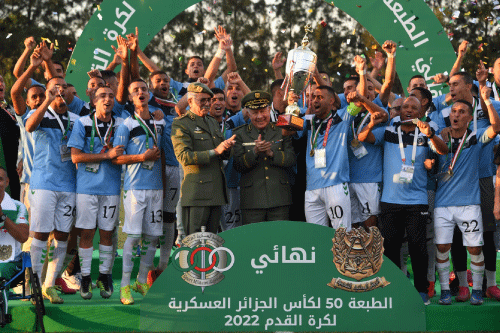 الفريق أول شنقريحة يشرف على مراسم المقابلة النهائية لكأس الجزائر العسكرية لكرة القدم