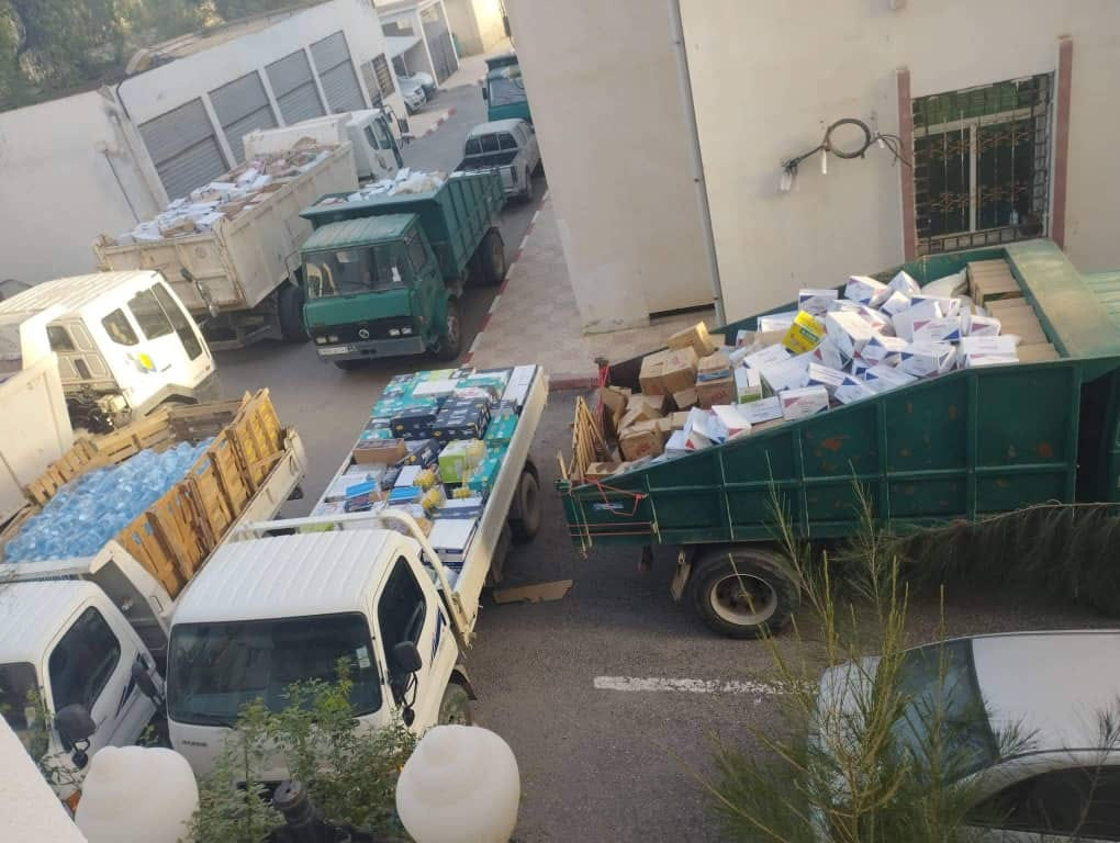 تبسة: حجز 120 طنا من المواد الغذائية موجهة للمضاربة بالشريعة 