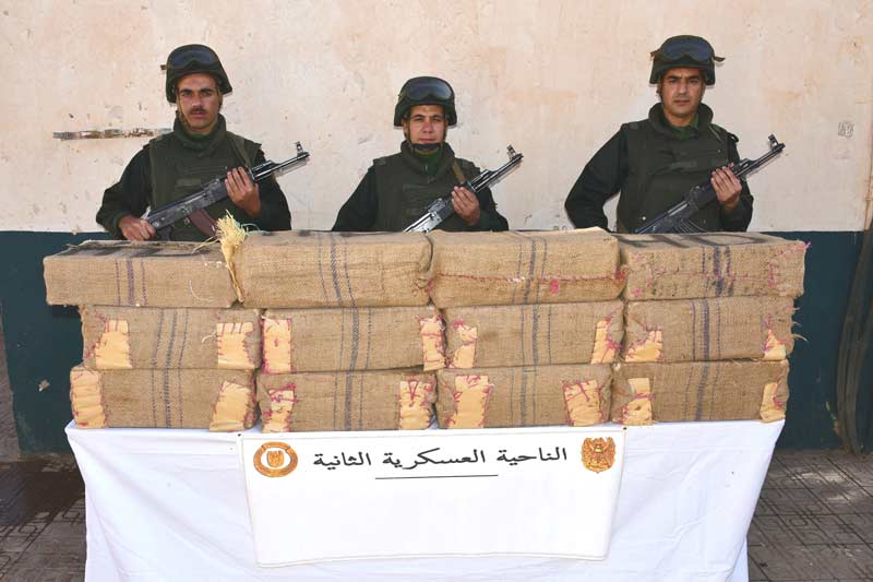 وزارة الدفاع: إحباط محاولة إدخال أزيد من 11 قنطار من المخدرات من المغرب