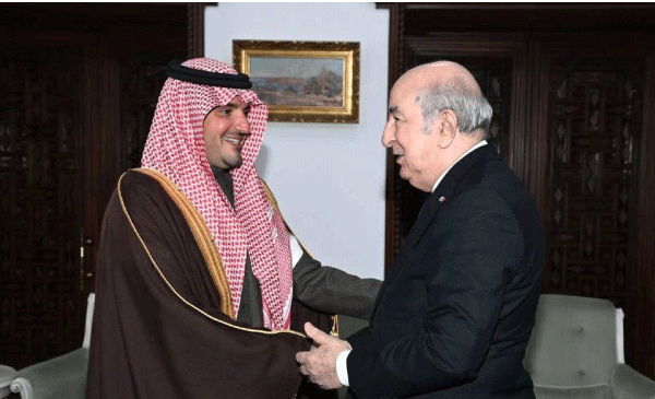 الرئيس تبون يستقبل وزير الداخلية السعودي 
