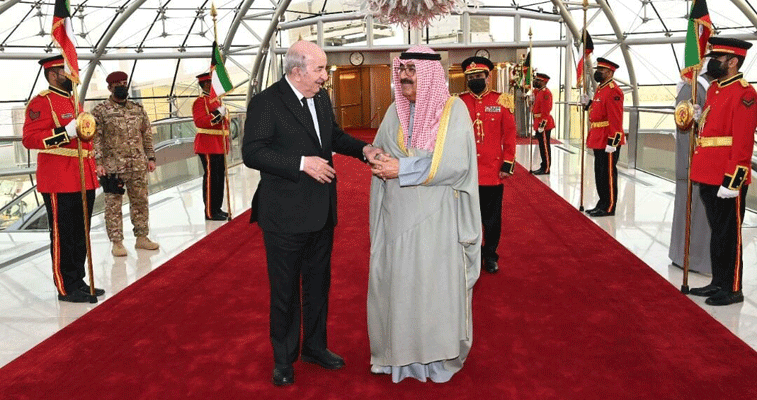 لتوطيد العلاقات وتعزيز التعاون الثنائي السياسي و الاقتصادي: الرئيــس تبــون يحـلّ بالكويــت في زيـارة رسميــة 
