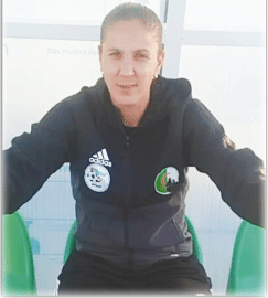 قائدة المنتخب النسوي نعيمة بوهني للنصر