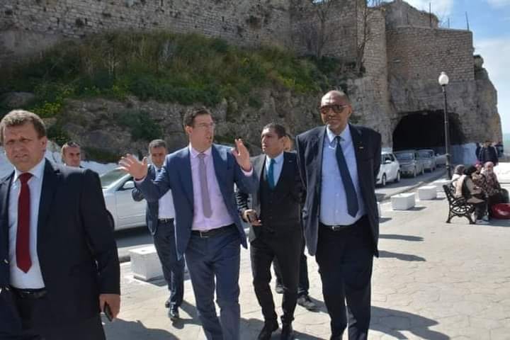 وفد من الاتحاد الافريقي يزور المنشأت الرياضية والفندقية بقسنطينة