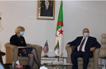 بحثت مع زغدار سبل تعزيز الشراكة  في المجال الصناعي: السفيرة الأمريكية تُؤكد استعداد بلادها  لتوسيع مجـال التعاون 