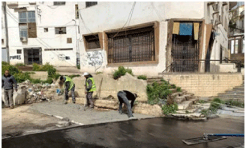 بإشراف من لجنة تسيير المرفق العام: تزويد أحياء بالإنارة العمومية واستحداث مساحات خضراء