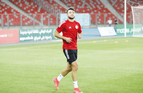 مهاجم نادي كورتري بلال مسعودي للنصر