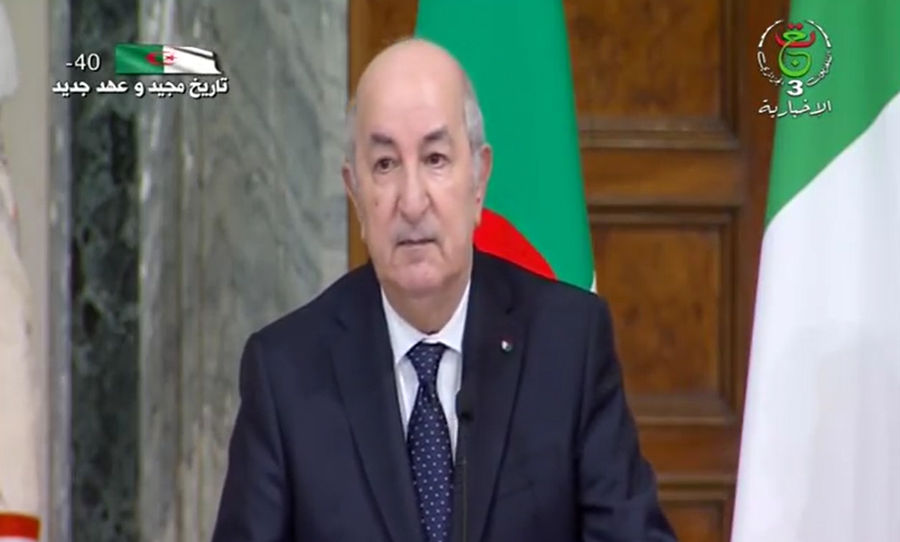 الرئيس تبون: اقتراح إنجاز كابل بحري بين الجزائر وإيطاليا لتموين جزء من أوروبا بالكهرباء 