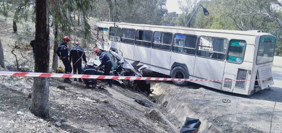 قسنطينة: قتيل و8 جرحى في حادث بمنعرجات بكيرة اليوم