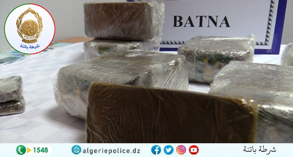 باتنة: حجز 04 كلغ كيف وتوقيف 06 أشخاص 