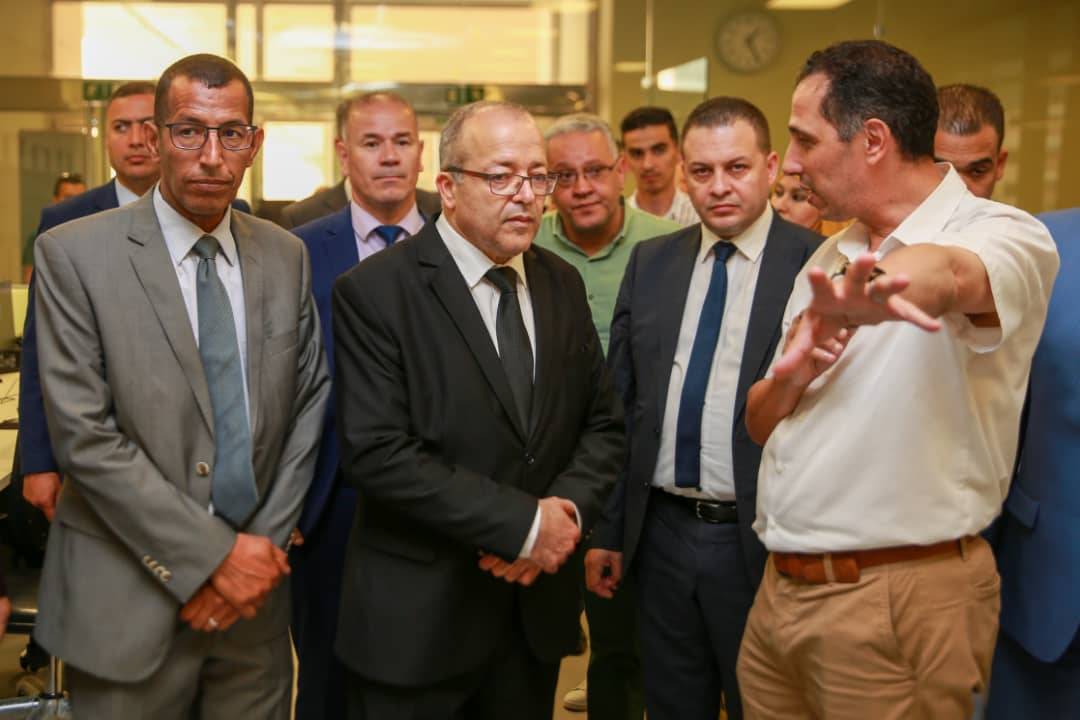 بوسليمان يتفقد التحضيرات الخاصة بالتغطية الاعلامية لألعاب البحر الأبيض المتوسط