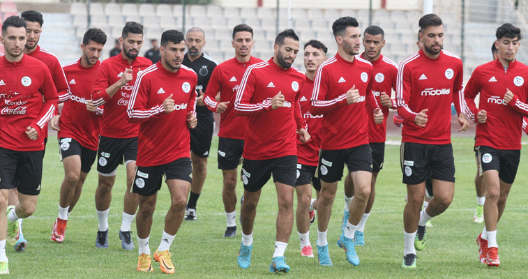 عودة بن حمودة وبلعيد : بوقـرة يدخـل اللاعـبين أجـواء لقـــاء النيجــر