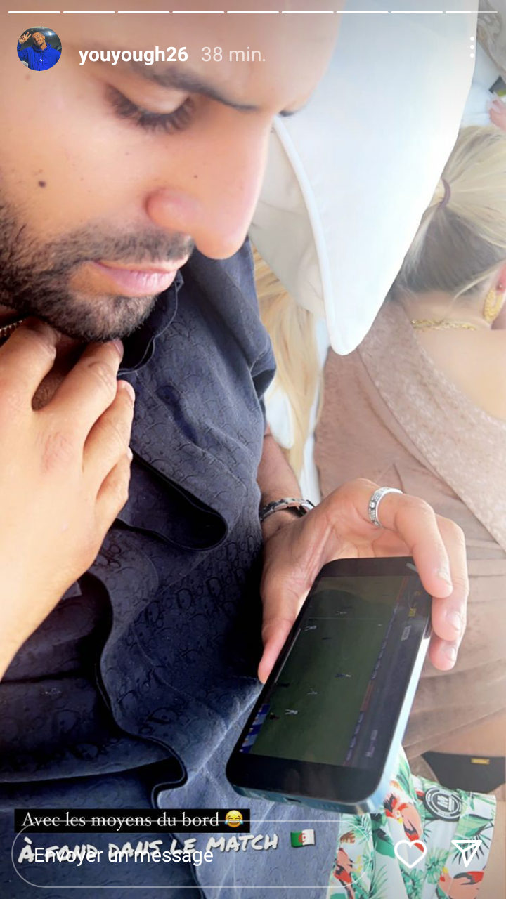 صورة للمحرز وقت المباراة أمام تنزانيا تصنع الحدث