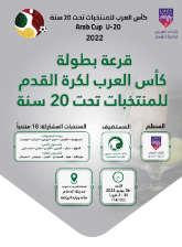 تحتضنها مدينة أبها وتخص فئة أقل من 20 سنة: قرعة كأس العرب تسحب اليوم والخضر في المستوى الأول