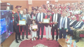 فيما تم تكريم طلبة 