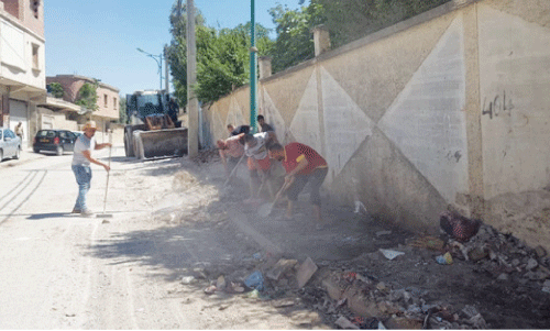 بحيي القماص وقدور بومدوس: رفع أزيد من 121 طنا من النفايات الصلبة والهامدة