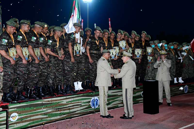 الفريق أول السعيد شنقريحة يشرف على اختتام المسابقة العسكرية الدولية 