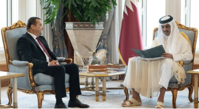 الشيخ تميم يؤكد استعداده للمساهمة في إنجاح 
