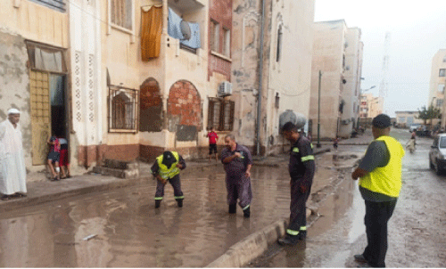 مليار و 700 مليون لمعالجة النقاط السوداء بتبسة: أمـــــطار تغمــــر سكنات و رياح تقـــتلع أســــقف بالونـــــزة 