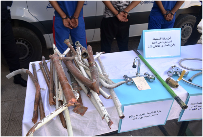 قسنطينة: تفكيك عصابة سرقة تستهدف الشقق الشاغرة 