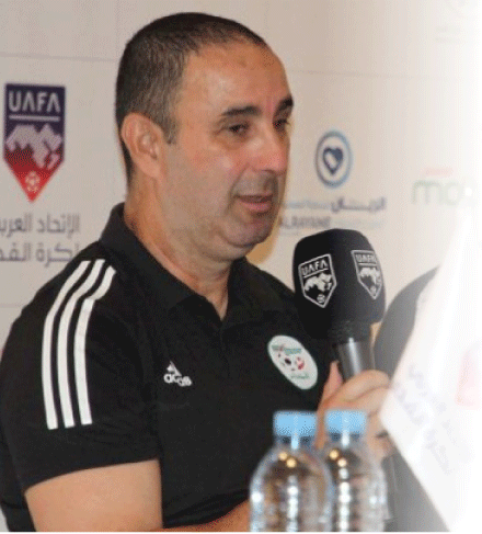 مدرب منتخب أقل من 17 سنة أرزقي رمان للنصر