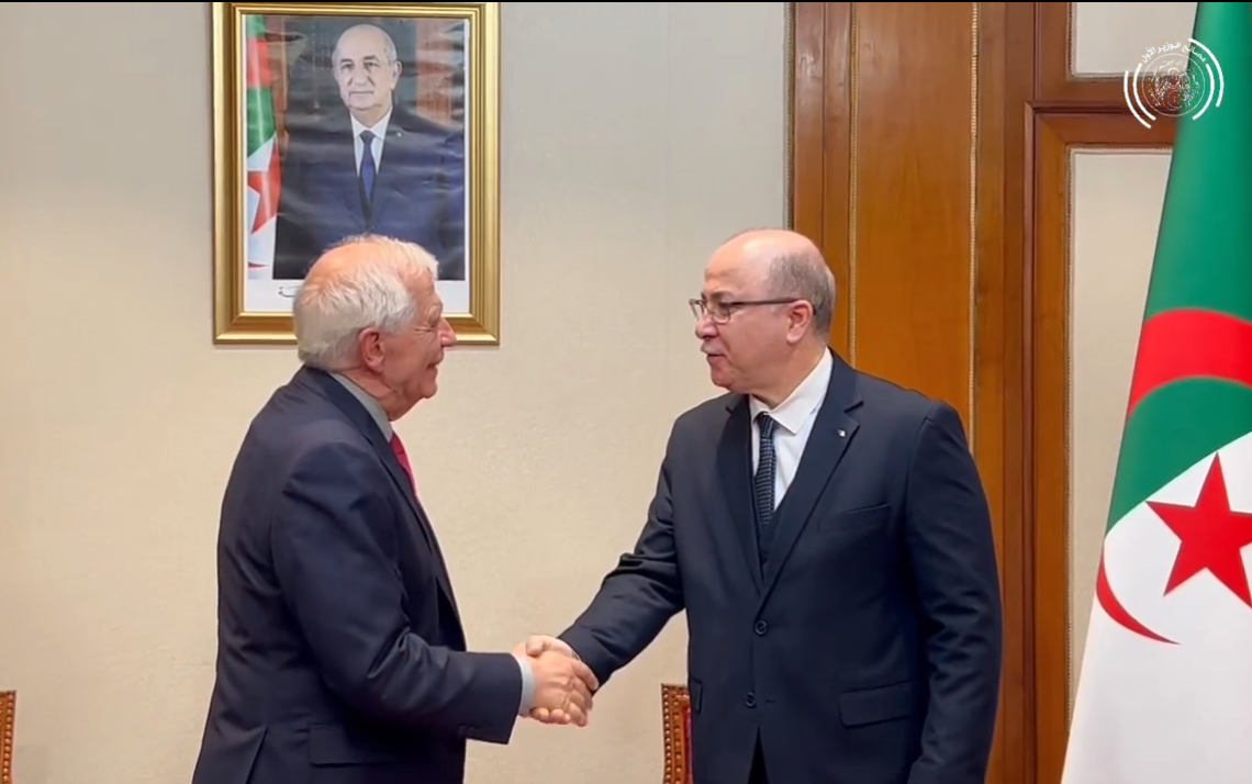 الوزير الأول يستقبل الممثل السامي للاتحاد الأوروبي للشؤون الخارجية والسياسة الأمنية