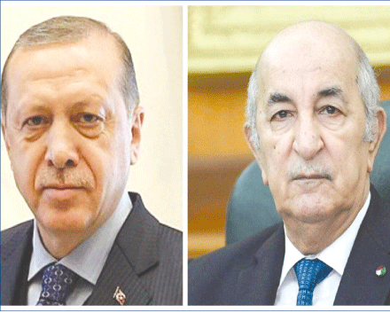 تبادل التهاني مع الرئيس تبون بحلول رمضان: أردوغان يجدد شكره للجزائر على وقفتها  في زلزال تركيا