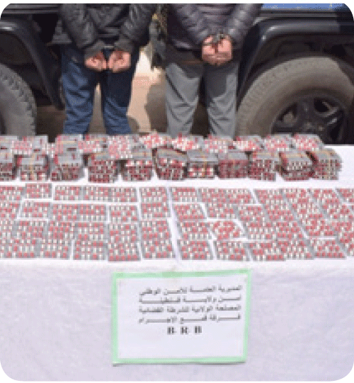 الخروب: حجز 6600 كبسولة بريغابالين وتوقيف شخصين