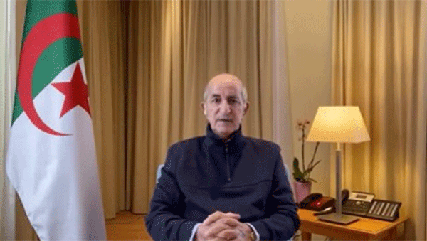  الرئيس تبون يطمئن الجزائريين بشأن تحسن وضعه الصحي