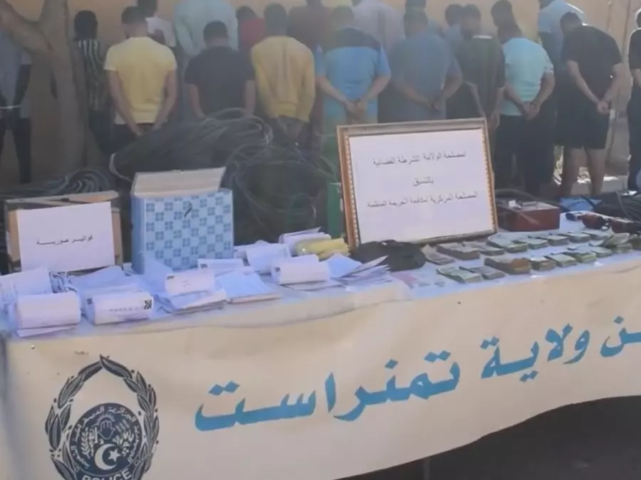 في قضية محاولة تهريب أزيد من 11 طنا من الكوابل الكهربائية: إيداع 16 متهما الحبس المؤقت بتمنراست