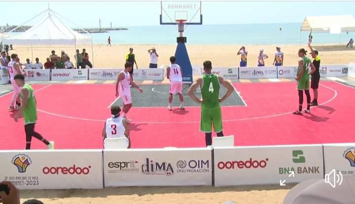 برونزية للمنتخب الوطني لكرة السلة الشاطئية رجال في الألعاب الافريقية