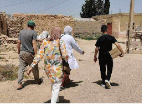 خنشلة: قافــلة طبيّة  تجـري 385 معاينـة لمرضـــى مناطق نائيــة ببغــاي