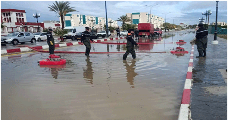 جراء سيول الأمطار المتساقطة: قتيل ومفقود وصعوبة في الحركة على عدة محاور بولايات في الشرق