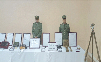 الجمهور يتعرف على عتادها بمركز الإعلام الإقليمي بباتنة: الفرقـة الأولى المدرعـة قـوة لحمايـة الحـدود البريـة 