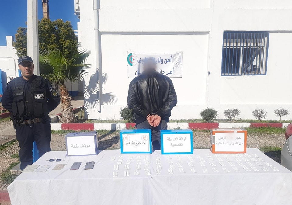 الطارف: حجز أزيد من 1300 قرص مهلوس في عمليتين منفصلتين