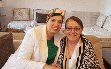 وزيرة الثقافة زارتها بعد إعلان مرضها