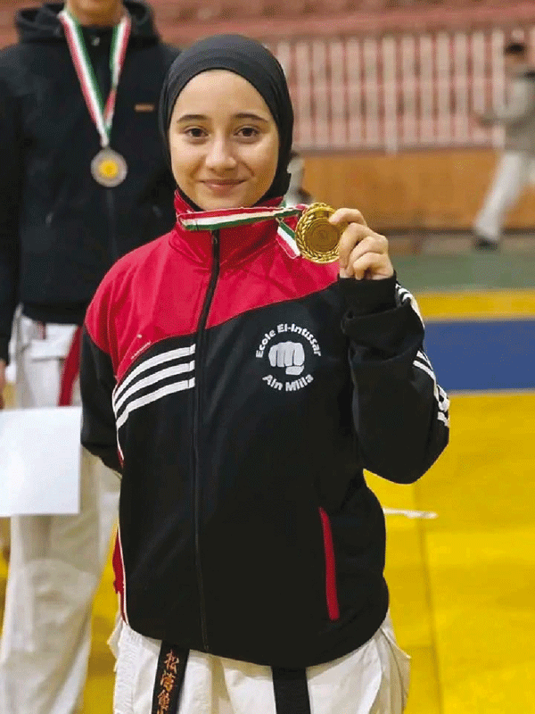 الموت يغيب بطلة الكاراتي بوشوارب ملاك سلسبيل