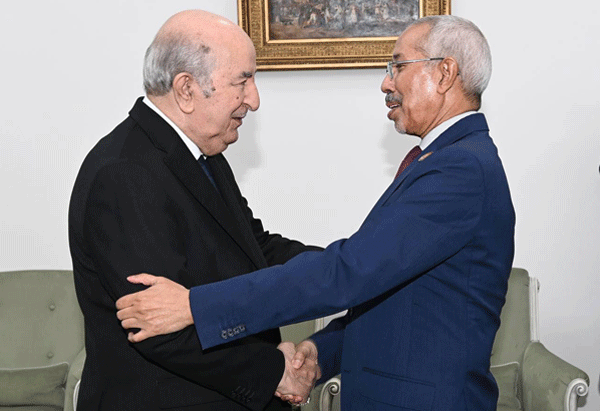 وزير الدفاع الموريتاني عقب استقباله من الرئيس تبون: موريتانيـــا ترغـــــــب في تعزيــــــز الشراكـــة الاستراتيجية مع الجزائر 