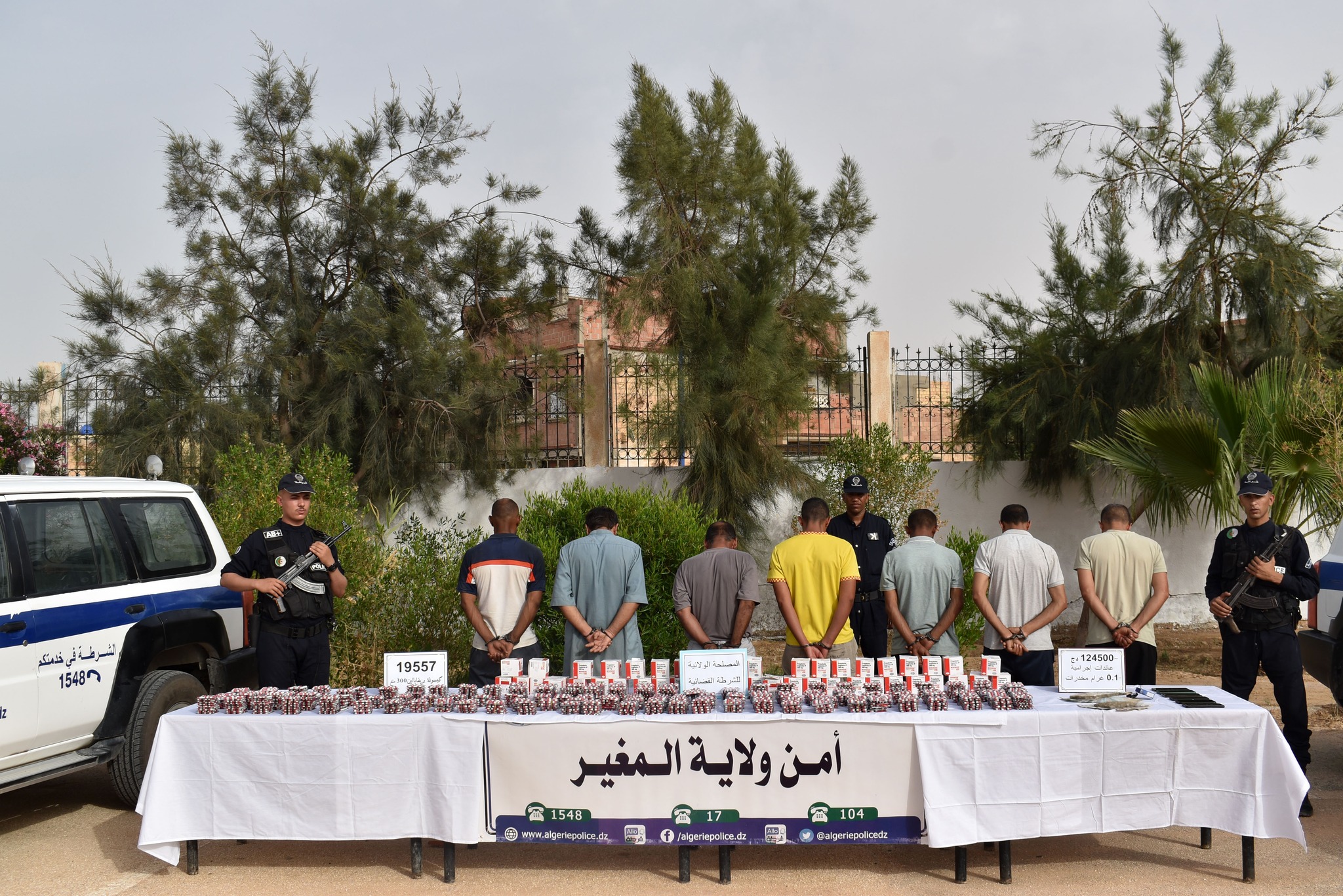 ضبط قرابة 20 ألف كبسولة من المؤثرات العقلية بولاية المغير