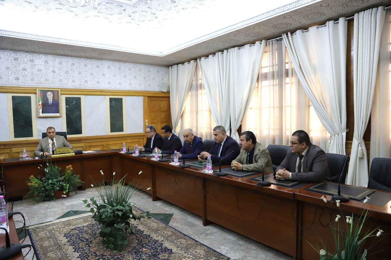وزير العدل يشرف على مراسم تنصيب المدير العام الجديد للديوان الوطني لمكافحة المخدرات