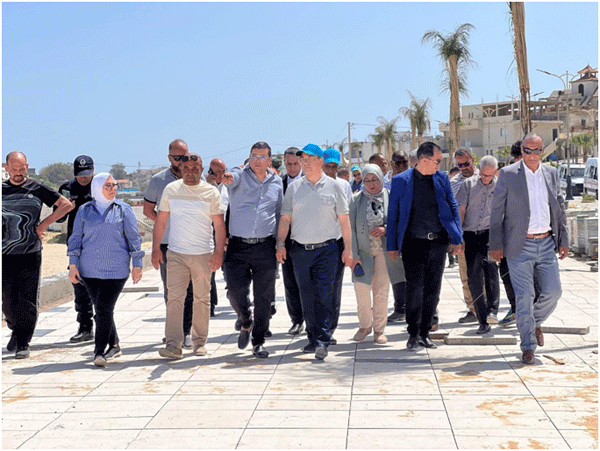 تسليم واجهة كورنيش المرجان بالقالة قبل الفاتح جوان