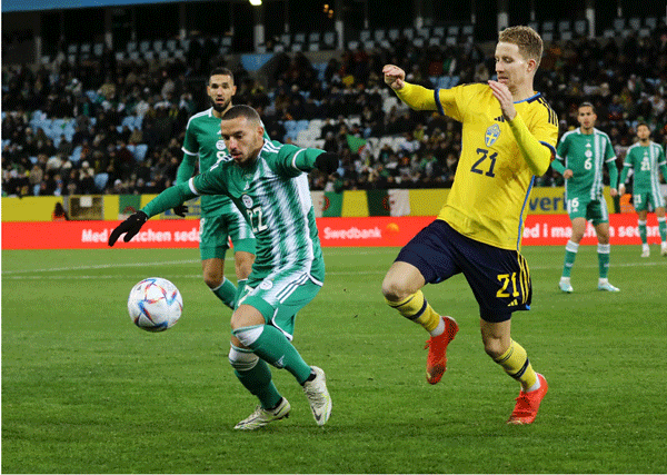 التقى بـ31 بلدا منهم السويد: المنتخب يستعد لخوض المـباراة 104 أمام تشكيلة أوروبية