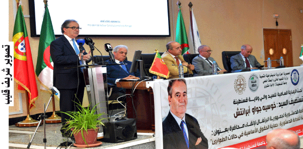 في محاضرة لرئيس المحكمة الدستورية بجامعة منتوري: عرض التجربة البرتغالية في مواجهة الطوارئ بكفاءة دستورية