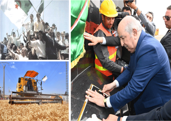 تأمين البلاد من مناورات الاستعمار الجديد وكسب معركة الغذاء والماء: الجزائــر .. من الاستقلال إلى تحصين السيادة