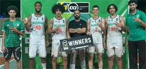كرة السلة (3×3) (أقل من 23 سنة): الجزائر الأولى إفريقيا والخامسة عالميا 