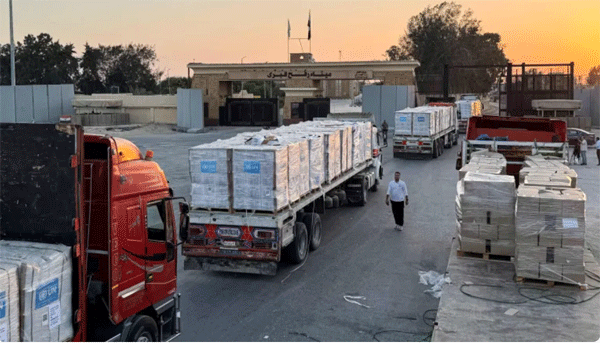 فيما ارتفعت حصيلة المجاعة إلى 175 شهيدا بينهم 93 طفـلا: 22ألف شـاحنة مساعدات تنتظر السماح بدخول قطاع غزة