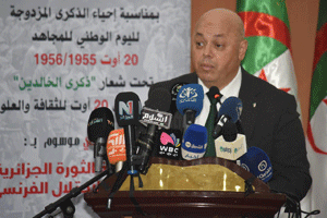وزير المجاهدين من سكيكدة: أمة بإرث الجزائر لا يُمكن إخضاعها مهما كانت الظروف