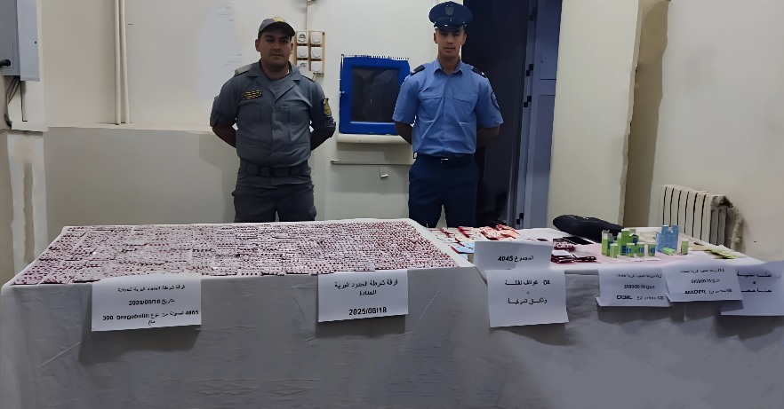 سوق أهراس: حجز قرابة 5 آلاف قرص مهلوس بمركز العبور البري بالحدادة 