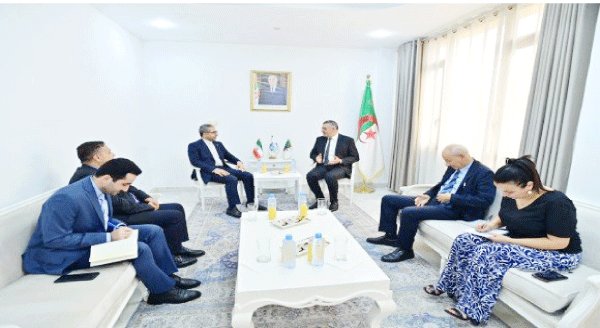 المدير العام لوكالة الأنباء الجزائرية يستقبل سفير الجمهورية الإسلامية الإيرانية