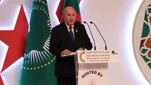  رئيس الجمهورية يشدد على أهمية أن تستثمر إفريقيا ثرواتها ويؤكد: الجزائـــر أخــذت على عاتقهـــا المساهمـــة في بنــاء مستقبـل القـــارة