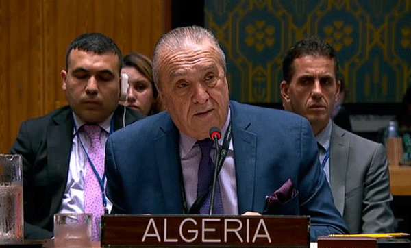 بعد فشل مجلس الأمن في تبني قرار وقف إطـلاق النار في غزة: بن جـامع يعتذر للفلسطينيين و يؤكد أن الجزائر لن تتخلى أبدا عنهم 